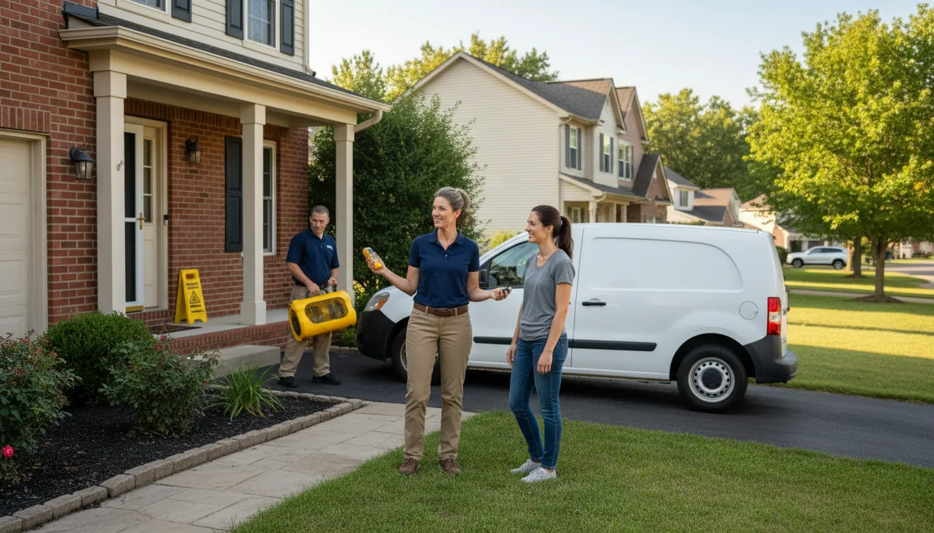 Residential water damage restoration in Columbine, CO